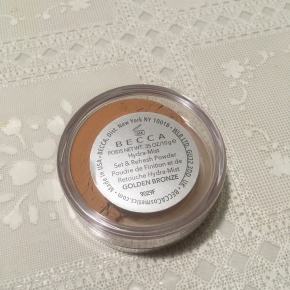 🆕 Becca Hydra-Mist Set & Refresh Powder Golden Bronze, NWOB, Sealed - Picture 5 of 8